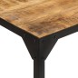 vidaXL Esstisch 110x110x76 cm Massivholz Mango vidaXL Esstisch 110x110x76 cm Massivholz Mango