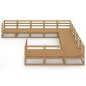vidaXL 11-tlg. Garten-Lounge-Set Massivholz Kiefer vidaXL 11-tlg. Garten-Lounge-Set Massivholz Kiefer