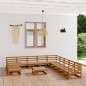 vidaXL 12-tlg. Garten-Lounge-Set Massivholz Kiefer vidaXL 12-tlg. Garten-Lounge-Set Massivholz Kiefer