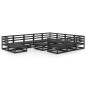vidaXL 12-tlg. Garten-Lounge-Set Massivholz Kiefer vidaXL 12-tlg. Garten-Lounge-Set Massivholz Kiefer