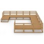 vidaXL 12-tlg. Garten-Lounge-Set Massivholz Kiefer vidaXL 12-tlg. Garten-Lounge-Set Massivholz Kiefer