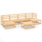 vidaXL 7-tlg. Garten-Lounge-Set Massivholz Kiefer vidaXL 7-tlg. Garten-Lounge-Set Massivholz Kiefer