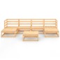 vidaXL 7-tlg. Garten-Lounge-Set Massivholz Kiefer vidaXL 7-tlg. Garten-Lounge-Set Massivholz Kiefer