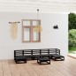 vidaXL 8-tlg. Garten-Lounge-Set Massivholz Kiefer vidaXL 8-tlg. Garten-Lounge-Set Massivholz Kiefer