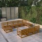 vidaXL 10-tlg. Garten-Lounge-Set Massivholz Kiefer vidaXL 10-tlg. Garten-Lounge-Set Massivholz Kiefer