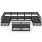 vidaXL 11-tlg. Garten-Lounge-Set Massivholz Kiefer vidaXL 11-tlg. Garten-Lounge-Set Massivholz Kiefer