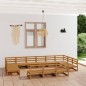 vidaXL 13-tlg. Garten-Lounge-Set Massivholz Kiefer vidaXL 13-tlg. Garten-Lounge-Set Massivholz Kiefer