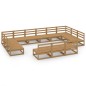 vidaXL 13-tlg. Garten-Lounge-Set Massivholz Kiefer vidaXL 13-tlg. Garten-Lounge-Set Massivholz Kiefer