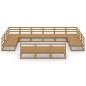 vidaXL 13-tlg. Garten-Lounge-Set Massivholz Kiefer vidaXL 13-tlg. Garten-Lounge-Set Massivholz Kiefer