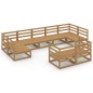 vidaXL 9-tlg. Garten-Lounge-Set Massivholz Kiefer vidaXL 9-tlg. Garten-Lounge-Set Massivholz Kiefer