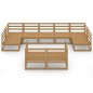 vidaXL 9-tlg. Garten-Lounge-Set Massivholz Kiefer vidaXL 9-tlg. Garten-Lounge-Set Massivholz Kiefer