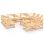vidaXL 12-tlg. Garten-Lounge-Set Massivholz Kiefer vidaXL 12-tlg. Garten-Lounge-Set Massivholz Kiefer