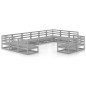 vidaXL 12-tlg. Garten-Lounge-Set Massivholz Kiefer vidaXL 12-tlg. Garten-Lounge-Set Massivholz Kiefer
