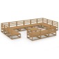 vidaXL 14-tlg. Garten-Lounge-Set Massivholz Kiefer vidaXL 14-tlg. Garten-Lounge-Set Massivholz Kiefer