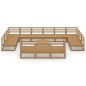 vidaXL 14-tlg. Garten-Lounge-Set Massivholz Kiefer vidaXL 14-tlg. Garten-Lounge-Set Massivholz Kiefer