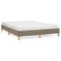 Bettgestell Taupe 140x200 cm Stoff Bettgestell Taupe 140x200 cm Stoff