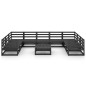 vidaXL 10-tlg. Garten-Lounge-Set Massivholz Kiefer vidaXL 10-tlg. Garten-Lounge-Set Massivholz Kiefer