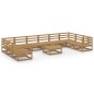 vidaXL 11-tlg. Garten-Lounge-Set Massivholz Kiefer vidaXL 11-tlg. Garten-Lounge-Set Massivholz Kiefer