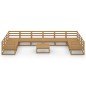 vidaXL 11-tlg. Garten-Lounge-Set Massivholz Kiefer vidaXL 11-tlg. Garten-Lounge-Set Massivholz Kiefer