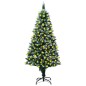 vidaXL Künstlicher Weihnachtsbaum Beschneit LEDs & Zapfen 240 cm vidaXL Künstlicher Weihnachtsbaum Beschneit LEDs & Zapfen 240 cm
