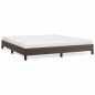 Bettgestell Braun 160x200 cm Kunstleder Bettgestell Braun 160x200 cm Kunstleder