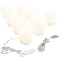 vidaXL Wandspiegel mit LED-Beleuchtung Rund Glas vidaXL Wandspiegel mit LED-Beleuchtung Rund Glas