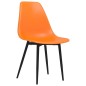 vidaXL Esszimmerstühle 6 Stk. Orange PP vidaXL Esszimmerstühle 6 Stk. Orange PP