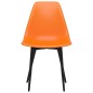 vidaXL Esszimmerstühle 6 Stk. Orange PP vidaXL Esszimmerstühle 6 Stk. Orange PP