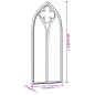 vidaXL Spiegel Schwarz 100x45 cm Eisen für den Innenbereich vidaXL Spiegel Schwarz 100x45 cm Eisen für den Innenbereich