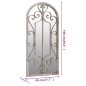 vidaXL Spiegel Sandfarben 100x45 cm Eisen für den Innenbereich vidaXL Spiegel Sandfarben 100x45 cm Eisen für den Innenbereich