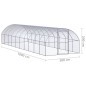 vidaXL Outdoor-Hühnerstall 3x10x2 m Verzinkter Stahl vidaXL Outdoor-Hühnerstall 3x10x2 m Verzinkter Stahl