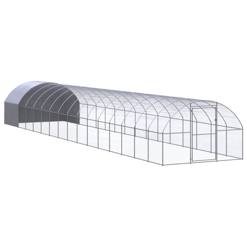 vidaXL Outdoor-Hühnerstall 3x16x2 m Verzinkter Stahl vidaXL Outdoor-Hühnerstall 3x16x2 m Verzinkter Stahl
