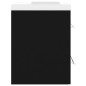 vidaXL Waschbeckenunterschrank mit Einbaubecken Schwarz Holzwerkstoff vidaXL Waschbeckenunterschrank mit Einbaubecken Schwarz Holzwerkstoff