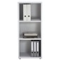 FMD Aktenregal mit 3 Fächern 47,1x39,9x112,5 cm Weiß FMD Aktenregal mit 3 Fächern 47,1x39,9x112,5 cm Weiß