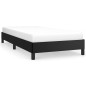 Bettgestell Schwarz 80x200 cm Kunstleder Bettgestell Schwarz 80x200 cm Kunstleder