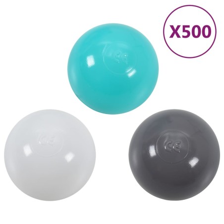 vidaXL Bälle für Bällebad 500 Stk. Mehrfarbig