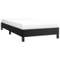 Bettgestell Schwarz 80x200 cm Kunstleder Bettgestell Schwarz 80x200 cm Kunstleder