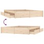 vidaXL Bett mit Schubladen 140x190 cm vidaXL Bett mit Schubladen 140x190 cm