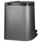 Curver Duo Tretmülleimer Deco 15L mit 6L Inneneimern Hellgrau Curver Duo Tretmülleimer Deco 15L mit 6L Inneneimern Hellgrau