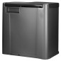 Curver Duo Tretmülleimer Deco 15L mit 6L Inneneimern Hellgrau Curver Duo Tretmülleimer Deco 15L mit 6L Inneneimern Hellgrau