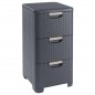 Curver Schubladenschrank Style 3x14L Anthrazit Curver Schubladenschrank Style 3x14L Anthrazit