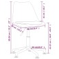 vidaXL Esszimmerstühle 2 Stk. Drehbar Hellgrau Stoff vidaXL Esszimmerstühle 2 Stk. Drehbar Hellgrau Stoff
