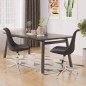 vidaXL Esszimmerstühle 2 Stk. Drehbar Dunkelgrau Stoff vidaXL Esszimmerstühle 2 Stk. Drehbar Dunkelgrau Stoff