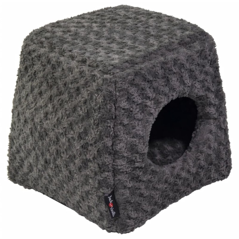 Jack and Vanilla Kuschelhöhle Softy S 40x40x39 cm Rosette Grau Jack and Vanilla Kuschelhöhle Softy S 40x40x39 cm Rosette Grau