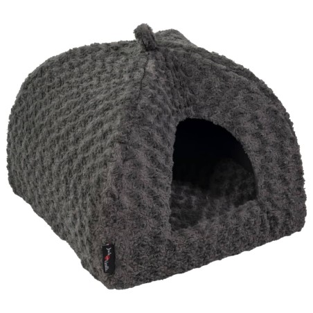 Jack and Vanilla Haustier-Iglu Softy S 50x50x50 cm Rosette Grau