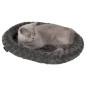 Jack and Vanilla Haustierkorb Softy XS 45x40x7 cm Rosette Grau Jack and Vanilla Haustierkorb Softy XS 45x40x7 cm Rosette Grau