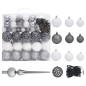 vidaXL Weihnachtsgirlande mit LEDs & Kugeln Grün 20 m PVC vidaXL Weihnachtsgirlande mit LEDs & Kugeln Grün 20 m PVC
