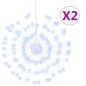 vidaXL Weihnachtsbeleuchtungen Feuerwerk 2 Stk. 140 LEDs Kaltweiß 17cm vidaXL Weihnachtsbeleuchtungen Feuerwerk 2 Stk. 140 LEDs Kaltweiß 17cm