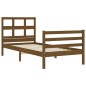 vidaXL Massivholzbett mit Kopfteil Honigbraun 90x200 cm vidaXL Massivholzbett mit Kopfteil Honigbraun 90x200 cm