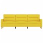 vidaXL 3-Sitzer-Sofa Hellgelb 180 cm Stoff vidaXL 3-Sitzer-Sofa Hellgelb 180 cm Stoff